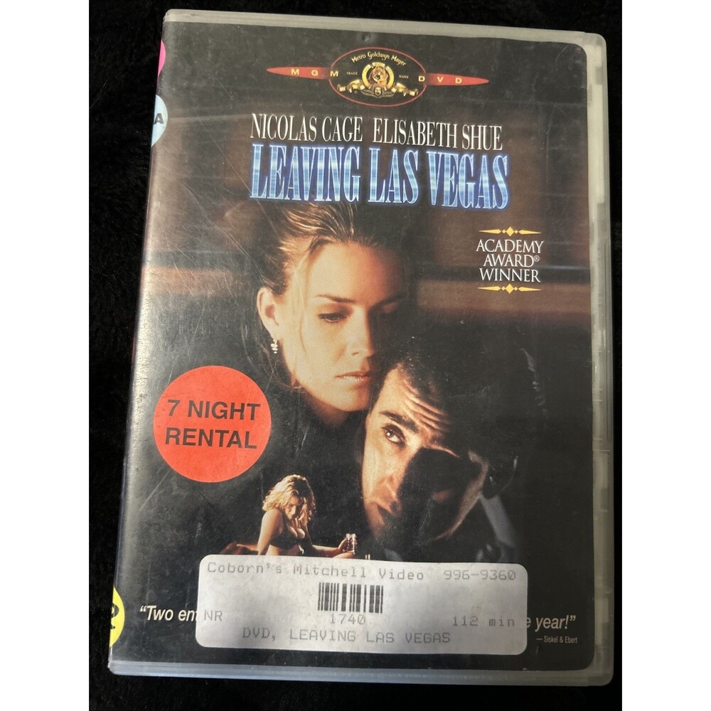 Leaving Las Vegas (DVD, 1995)